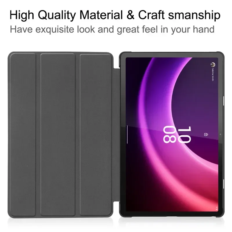 Funda delgada para Xiaoxin Pad Plus 2023 11,5 "funda con soporte triple para Lenovo Tab P11 2a generación Funda inteligente TB350FU TB350XU