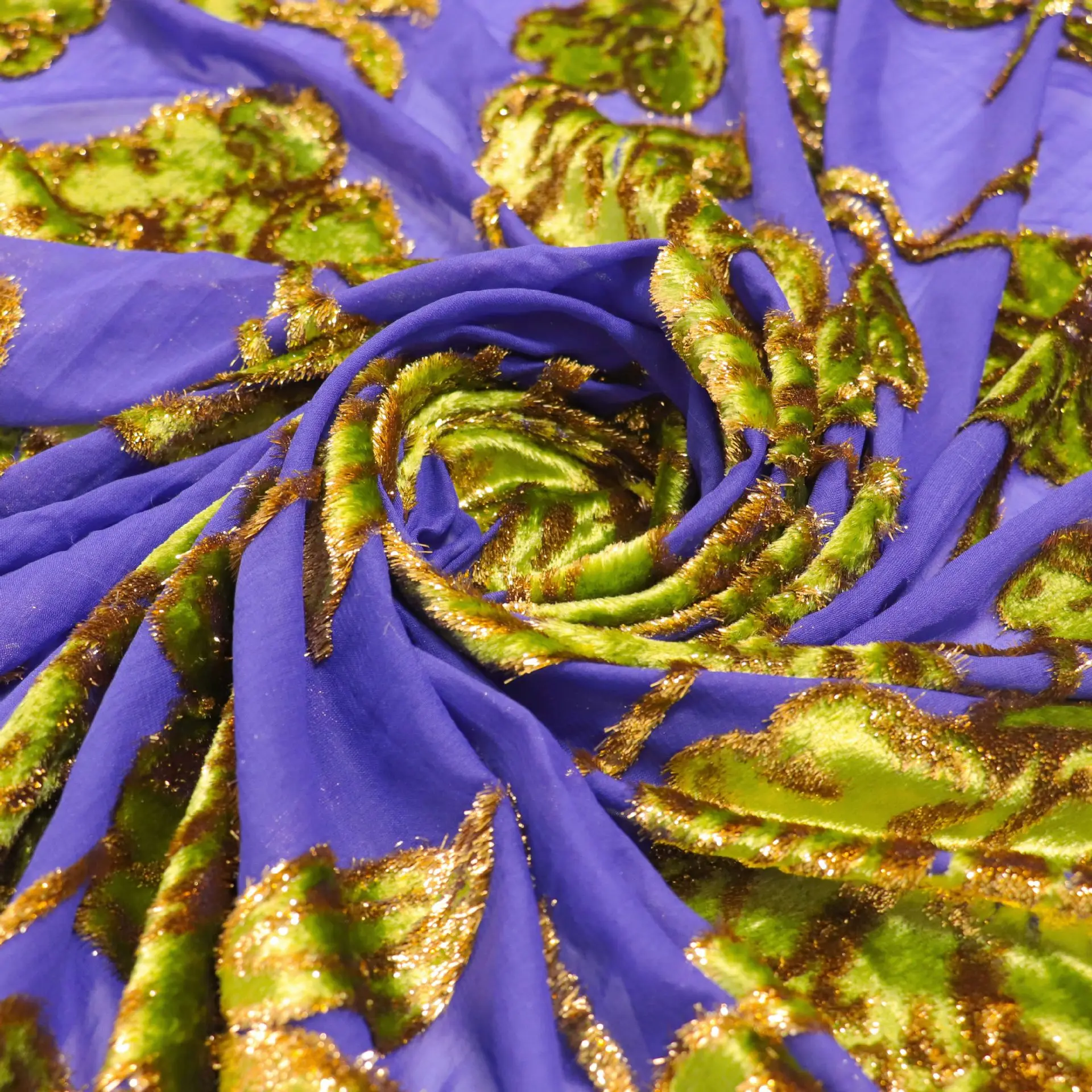 Patterned Velvet Brocade Velvet Jacquard Brocade Viscose Velvet Fabric Haute Couture Dress