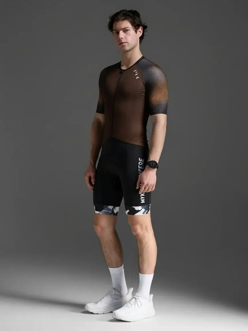 AliExpress NONE Men's Tri Shorts Quick Dry Compression Triathlon Cycling Shorts with Pad Side Pockets Swim Bike Run MY KILOMETRE