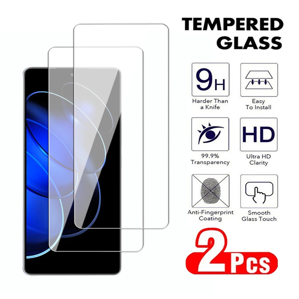 2Pcs Screen Protector For Honor X6 X7 X8 X9 450 70 90 Lite G 5G Tempered Glass Honor X6a X7a X8a X8b 50 SE 80 GT Protection Film