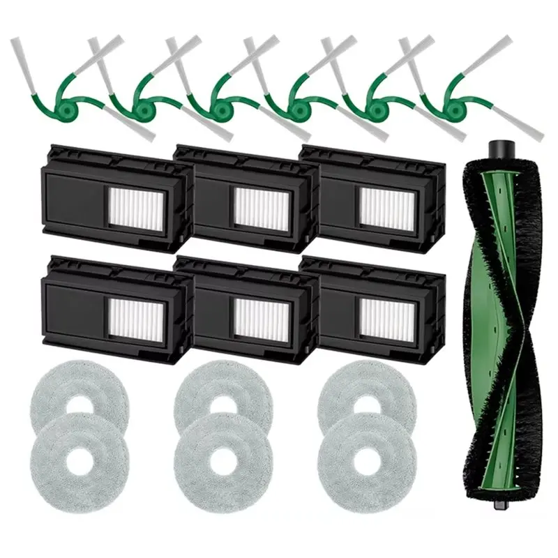 A52Q-19PCS Haupt-Seitenbürste HEPA-Filter Wischtuch für Irobot – Detail 2