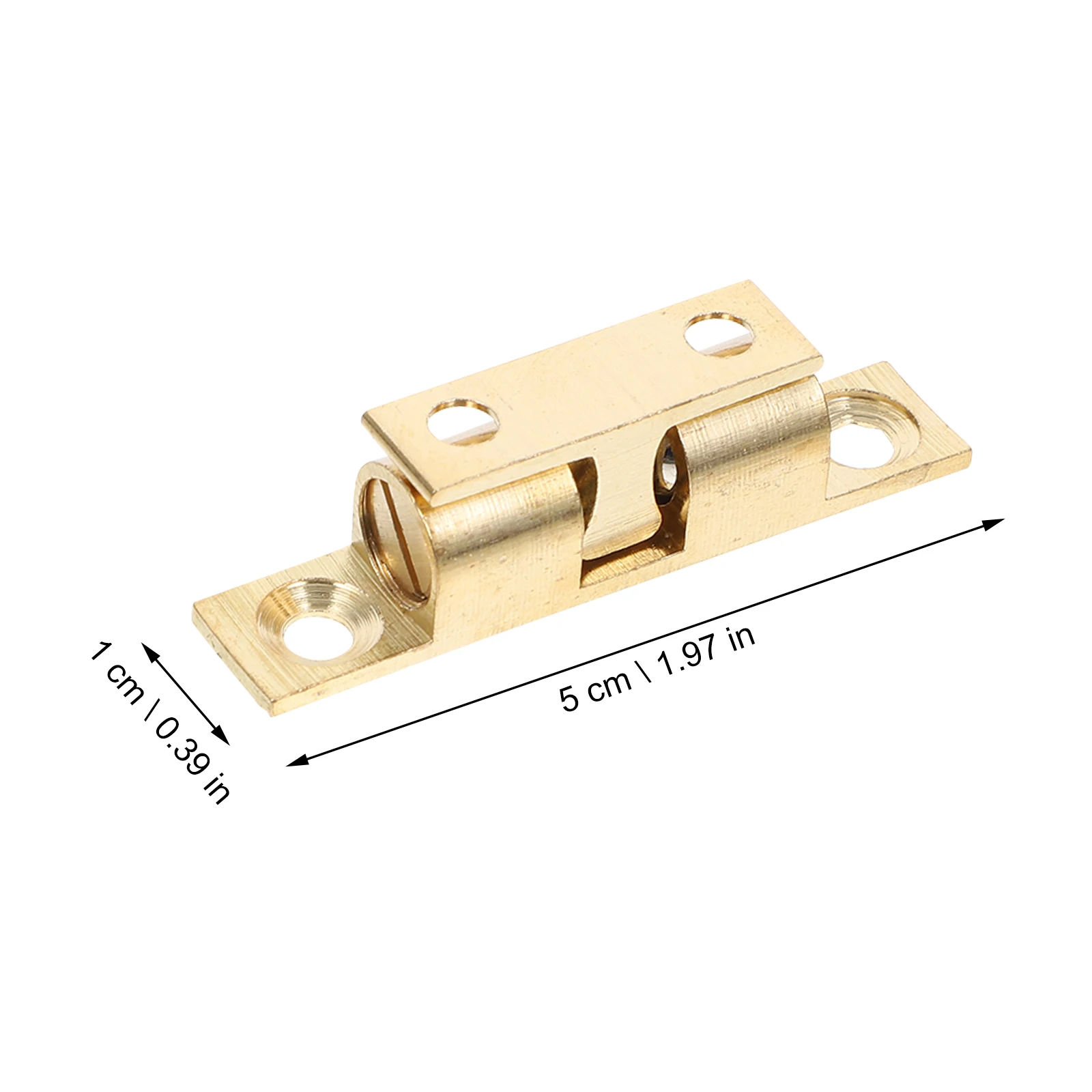 

4 Pcs for Cabinet Door Closure Copper Bead Clamp Latches Catches Internal Doors Tension