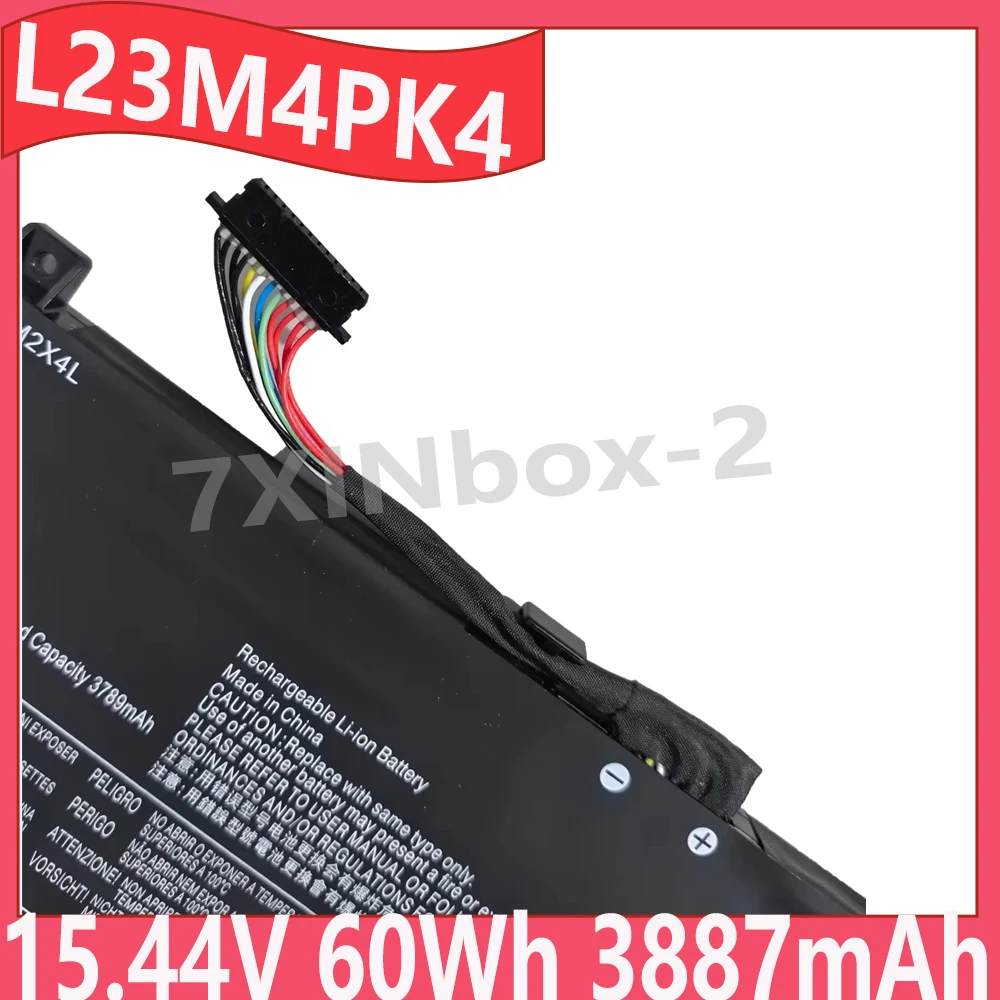 

L23M4PK4 15.44V 60Wh 3887mAh Battery For Lenovo LOQ 15IRX9 15AHP9 15IAX9I 15IAX9 15ARP9 15i Gen 9 L23B4PK4 L23C4PK4 free tools