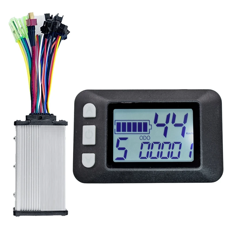 P9 Smart LCD Display Meter +36V 350W Sine Wave Controller Electric Bike Meter For Electric Scooter (6PIN)