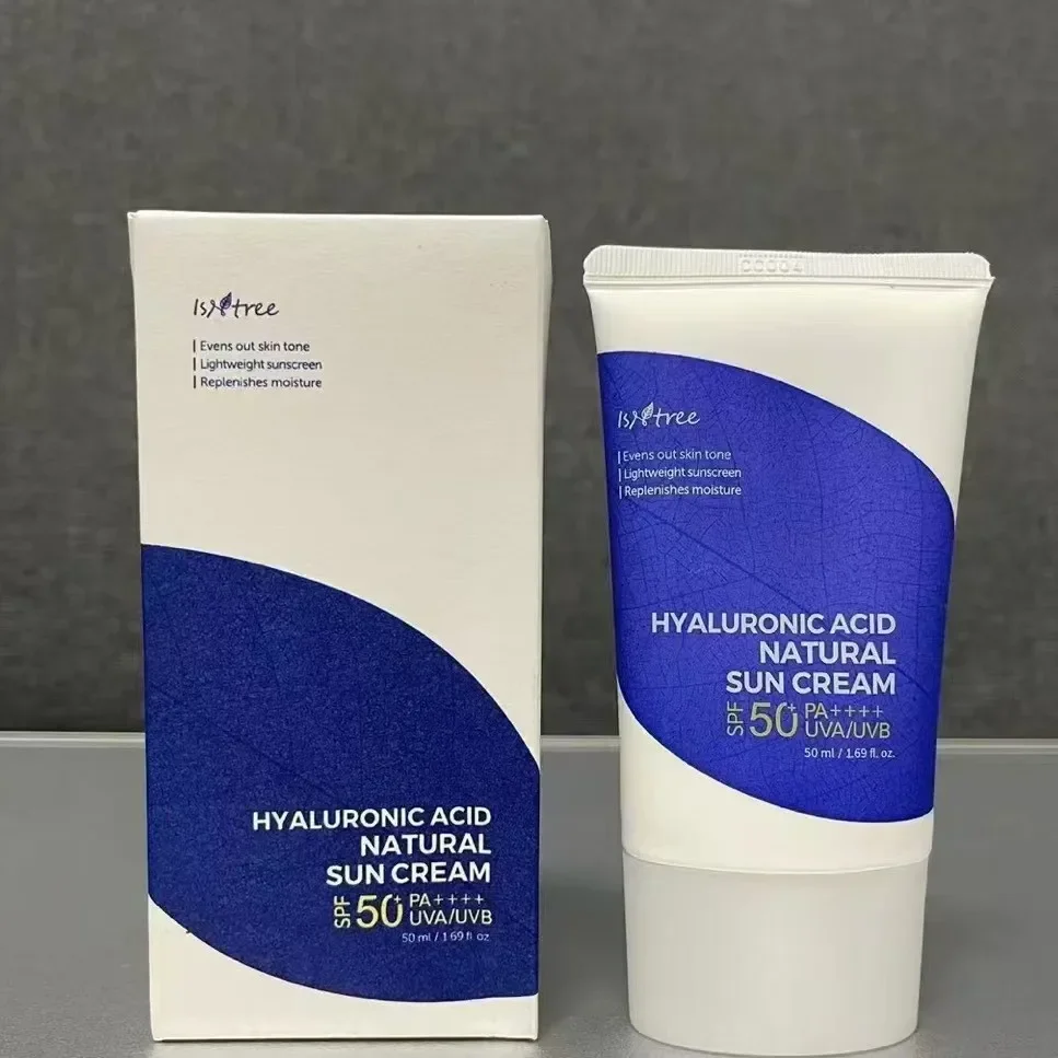 

Lsntree Гиалуроновая кислота Натуральная защита от дыма Прозрачная кислота УФ-солнцезащитный крем SPF 50 PA++++ Приносимый на солнцезащитный крем для лица/тела