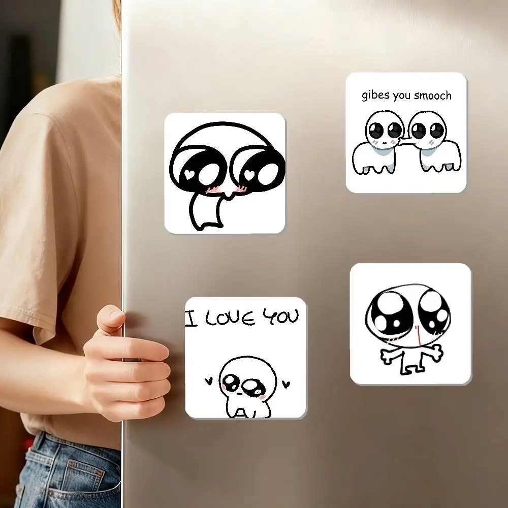 Tbh Creature Autism Refrigerator Magnet Square Stickers - Can Be Used To Personalize Home Decoration And Are Ideal Keepsakes Or view 4