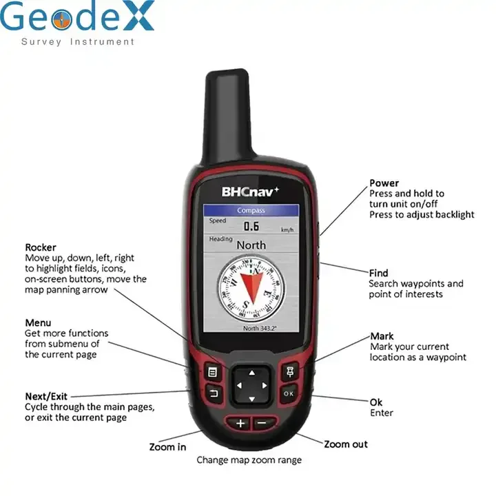 Handheld GPS Surveying GPS F78 Range Finder Area Calculation Multilingual GPS