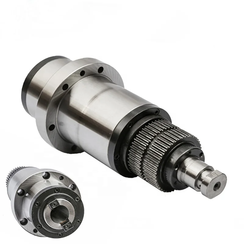 BT40 120mm 10000rpm High Speed Belt Drive Spindle with 11kw Induction Motor and 15kw Driver Spindle Set for CNC Milling