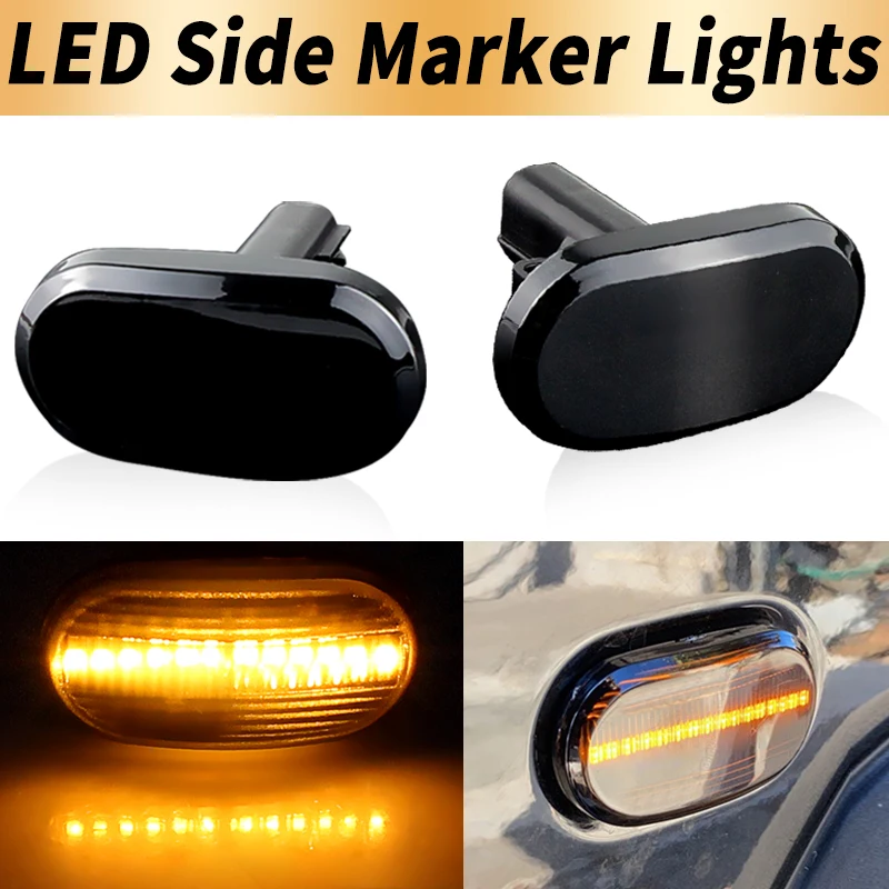 2PCS Canbus ​For Suzuki Jimny 18- Carry 05- For Chevrolet Cruze 06-​ For Mazda AZ off-road LED Side Marker Turn Signal Lights