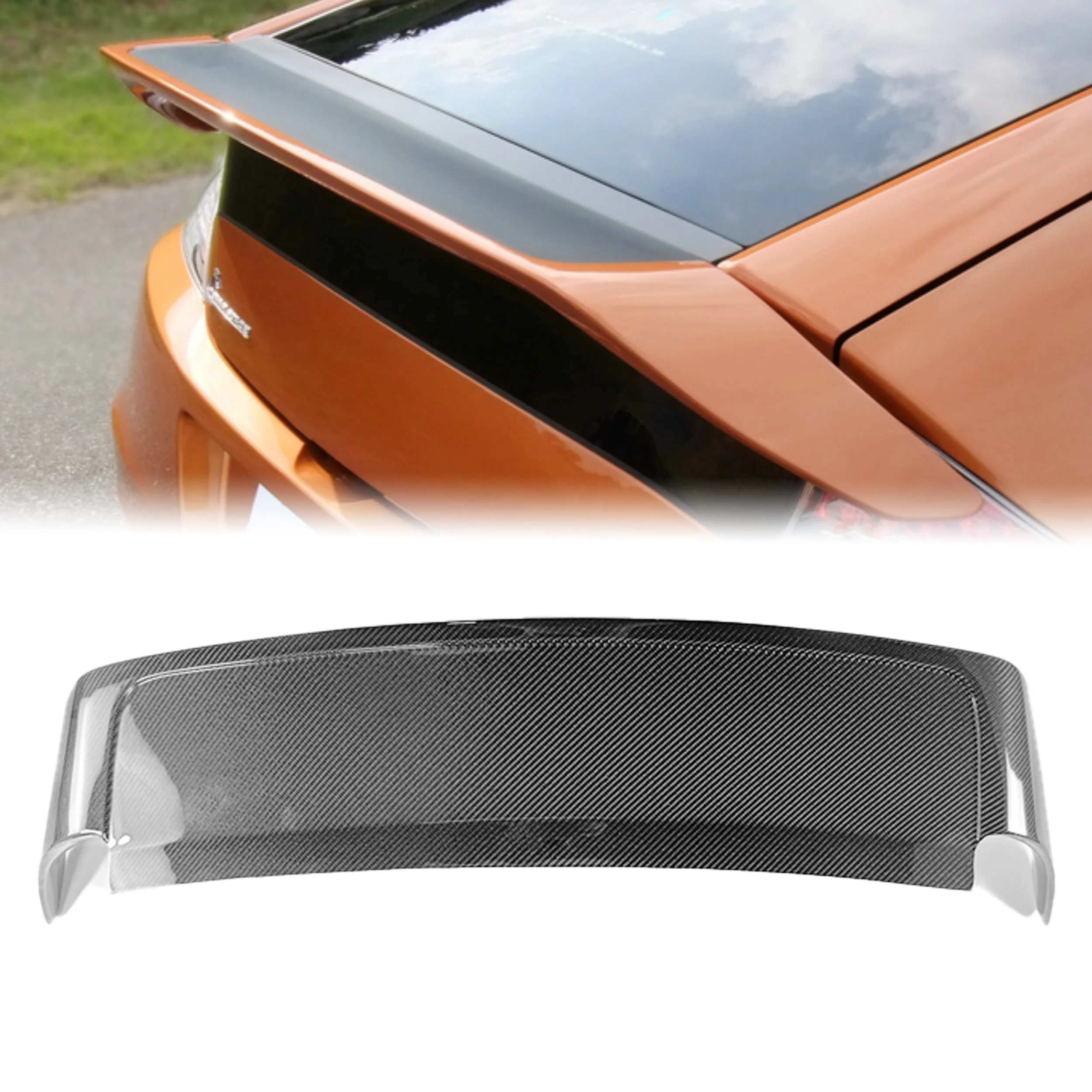 

Carbon Fiber Rear Spoiler for CR-Z ZF1 ZF2 TF Type Automobile EPR Accessories Enhance Appearance