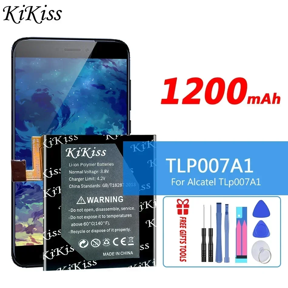 

Сменный аккумулятор KiKiss на 1200 мАч для Alcatel TLp007A1