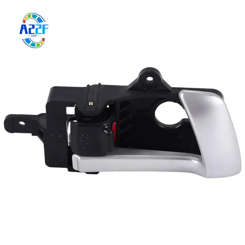 A22F-Front Or Rear Side Interior Inner Door Handle For 2007-2012 Santa Fe W/ Black Knob