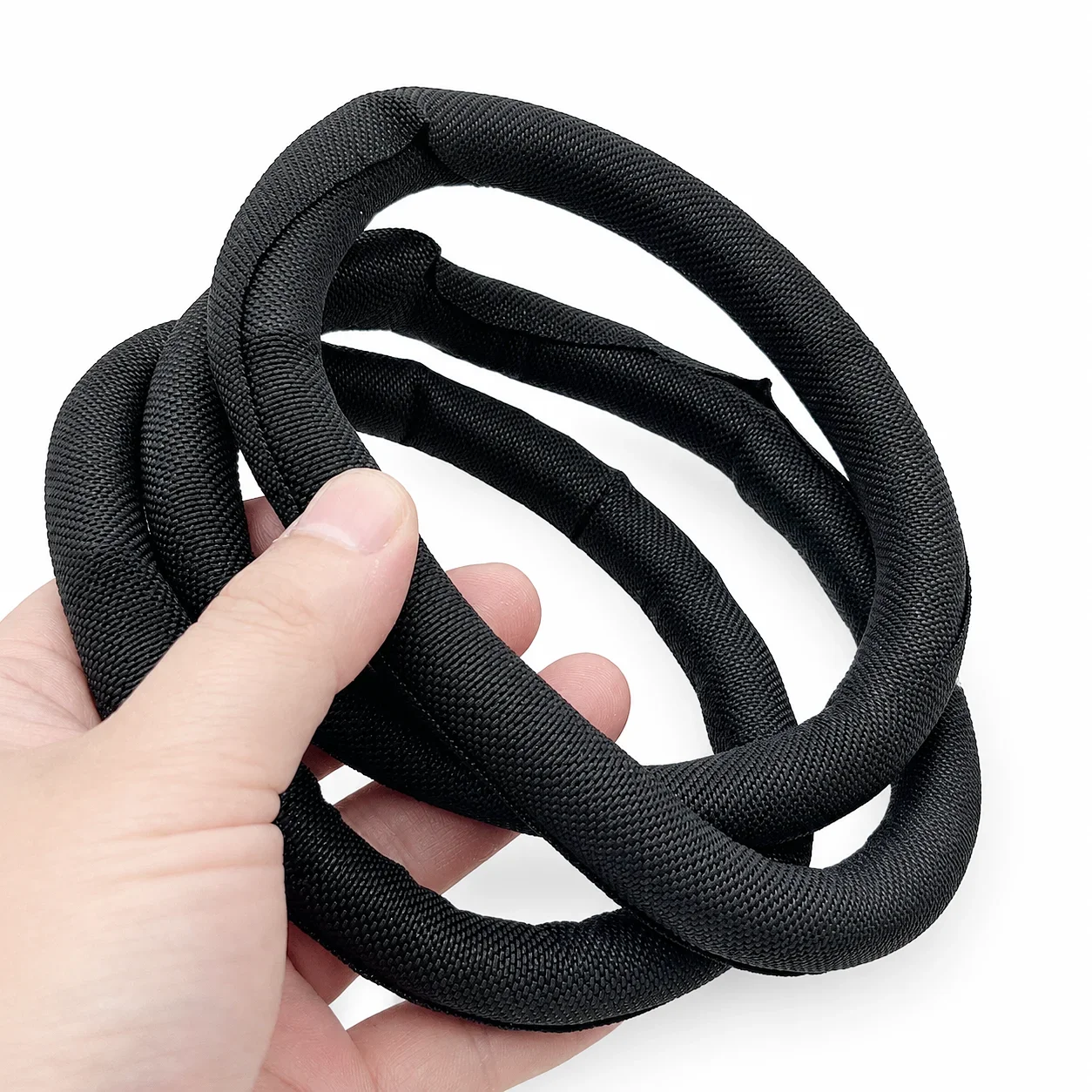 Cable Sleeve Self Closing PET Braided Expandable ID 3-50mm Auto Line Management Flexible Loom Split Pipe Tube Wire Wrap Protect
