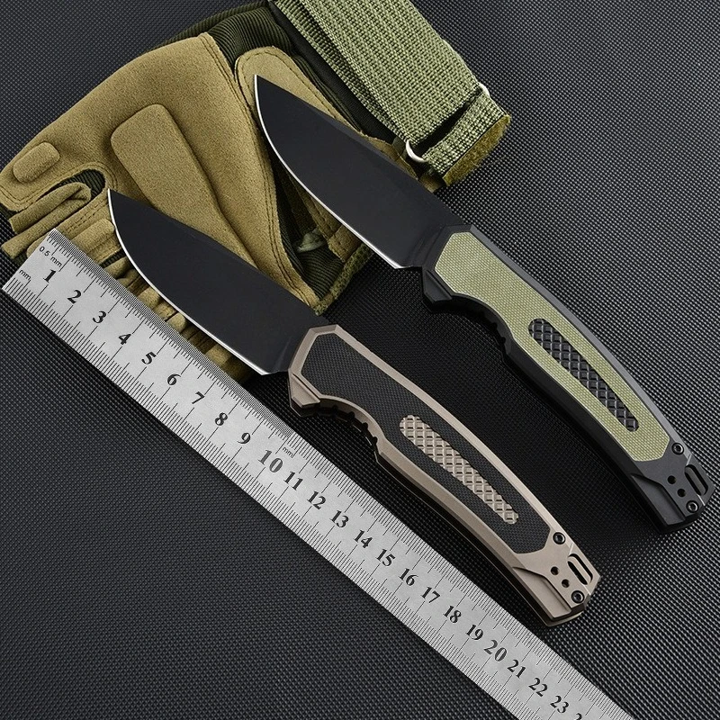 

Новый складной нож для кемпинга 7106 с лезвием CPMM4, рукоятью G10+ из алюминия, карманный, для выживания, охоты, универсальный, для фруктов, инструмент EDC