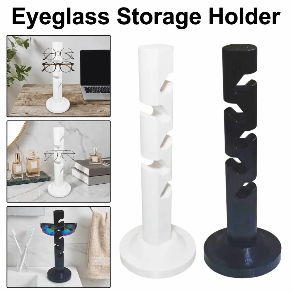 3D Printing Eyeglass Storage Holder Creative Funny Sunglasses Rack Space-Saving Easy To Install Glasses Display Stand
