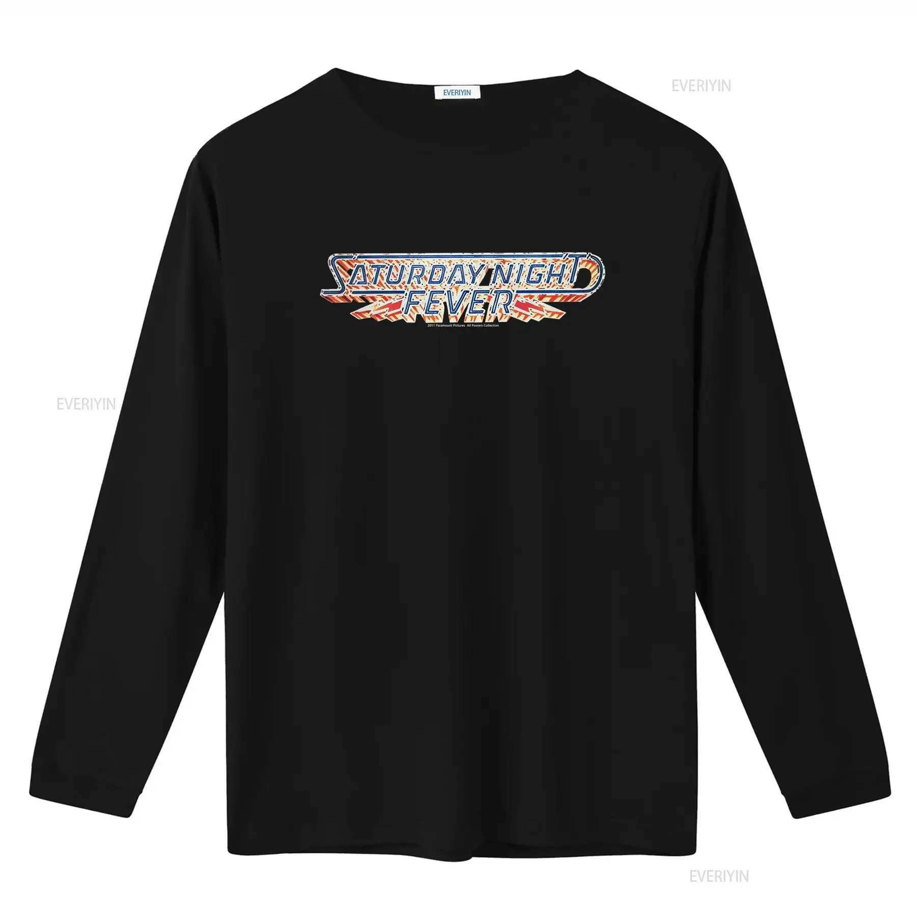 Saturday Night Fever Logo 70s Dance Movie Inspired T Shirt Mens Licensed Tony Black vintage Washed homme designer clothes