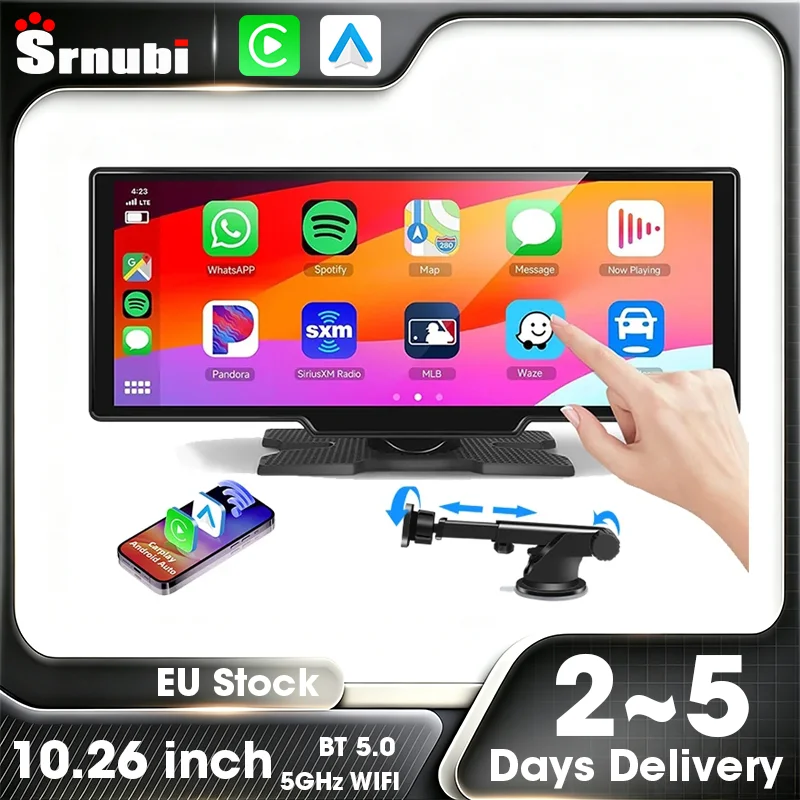 Pantalla Carplay Android Auto de 10,26 pulgadas, máquina inteligente Multimedia para coche, adecuada para BMW, VW, Ford, Peugeot, Audi, Toyota, Opel, Renault, Nissan, Seat 1