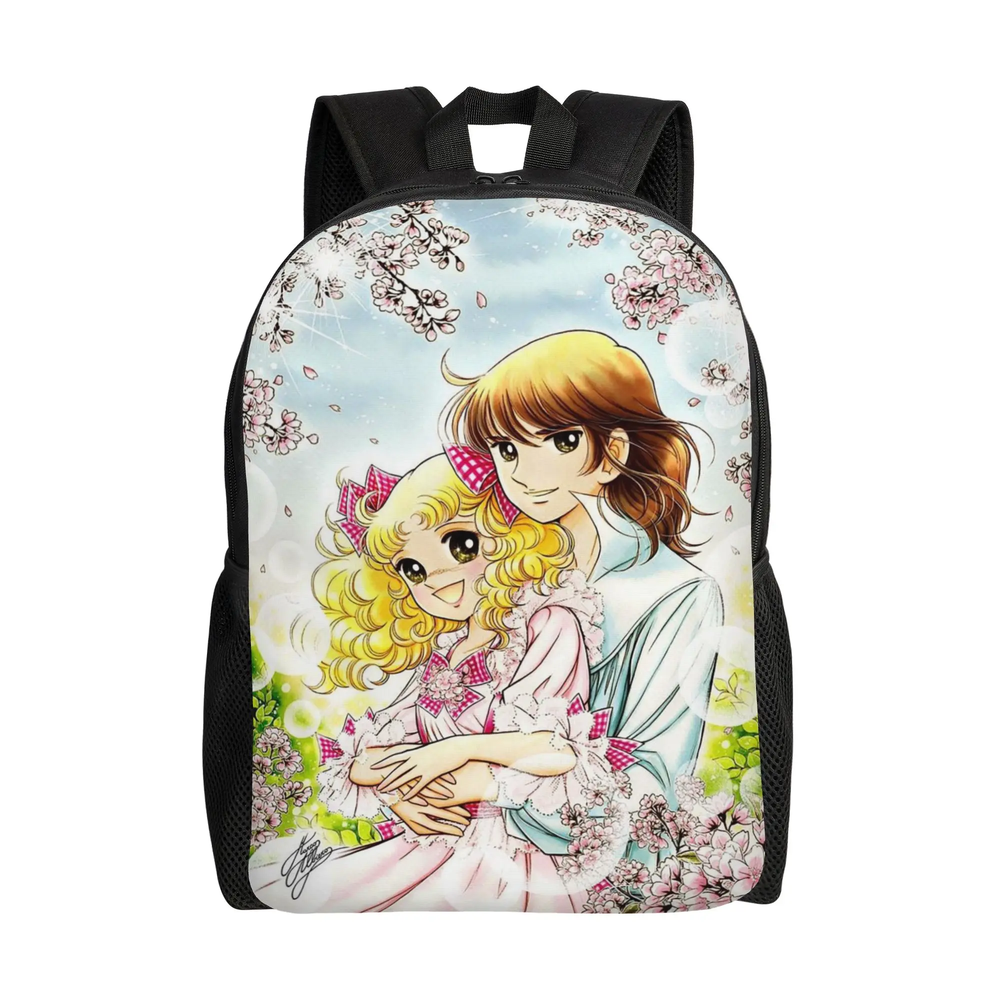 

Рюкзак Candy Candy anime Anni для мужчин и женщин, стильный рюкзак для старшей школы и бизнеса, милый японский рюкзак для ноутбука, холщовая сумка, подарок