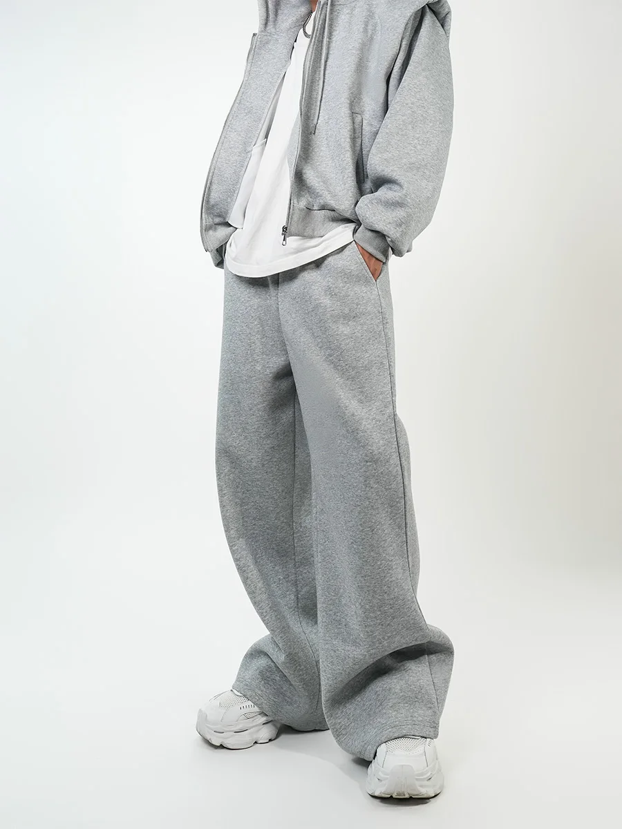 

Американские уличные спортивные брюки унисекс из плотной ткани, повседневные, осенне-зимние, модные, длинные штаны