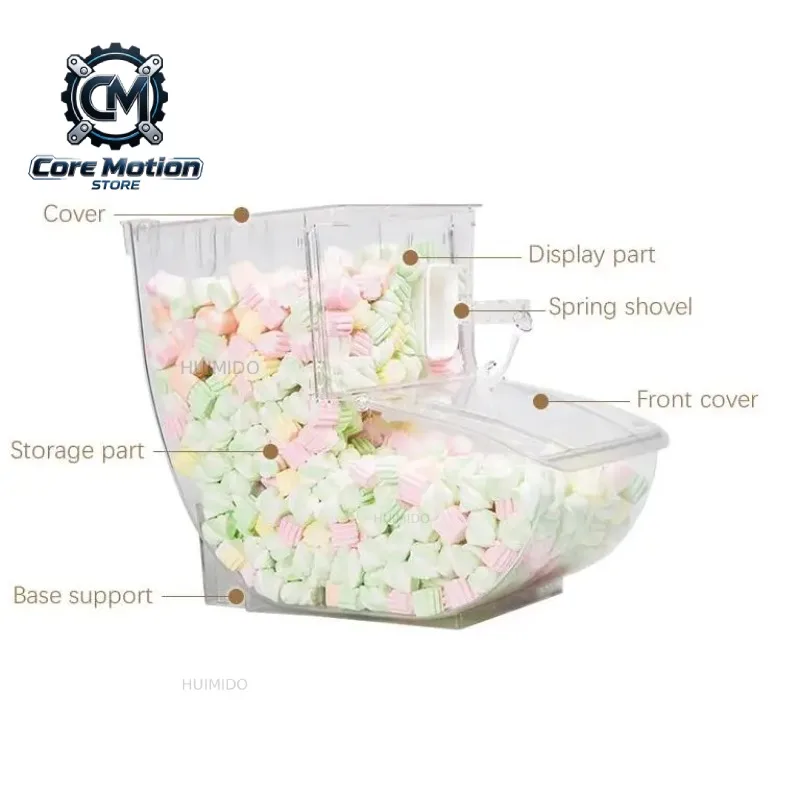 Nuts Foods Container Candy Bins for Supermarket and Grocery Display