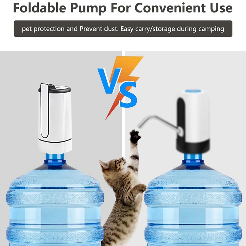 Water Dispenser - Water Cooler Dispenser - Portable Water Bottle Pump For Camping Or Family And Office Durable Easy Install