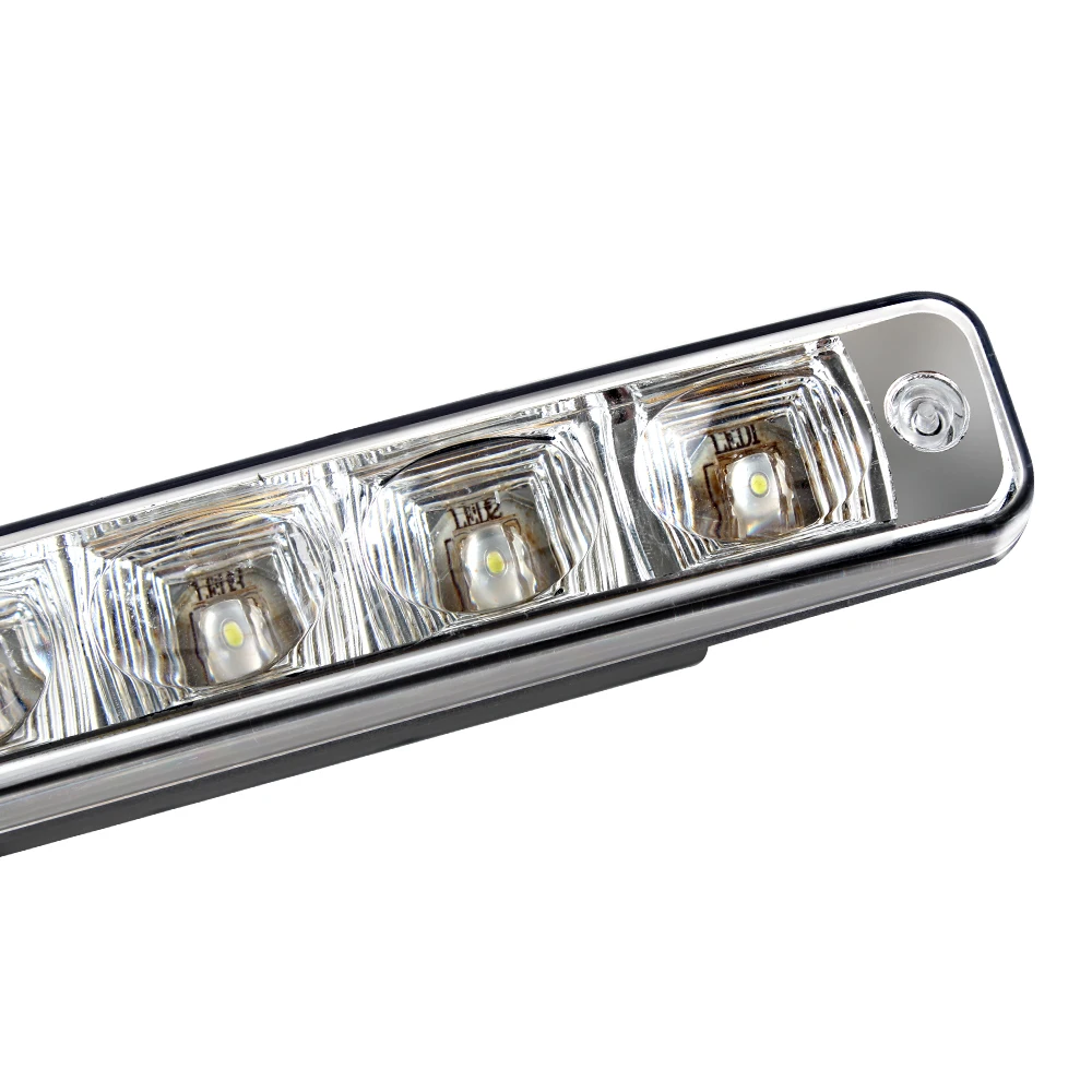 LEEPEE Car Styling Waterproof Daylight Car Lights Super Bright 5 LEDs Daytime Running Light Universal DRL