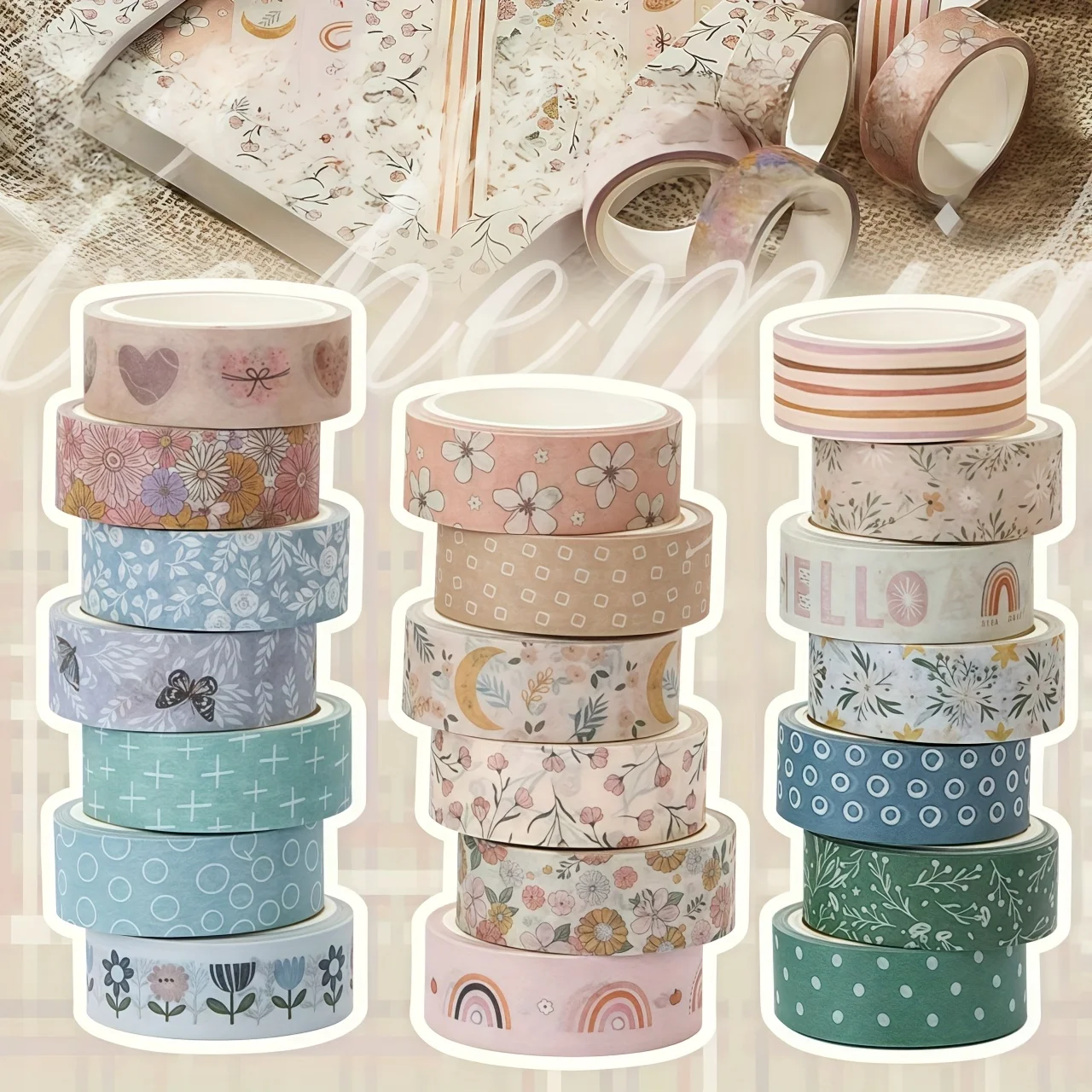 10-20-rolos-de-adesivos-de-papel-estilo-boho-–-decoracao-de-cadernos-albuns-de-artesanato-e-suprimentos-para-scrapbook