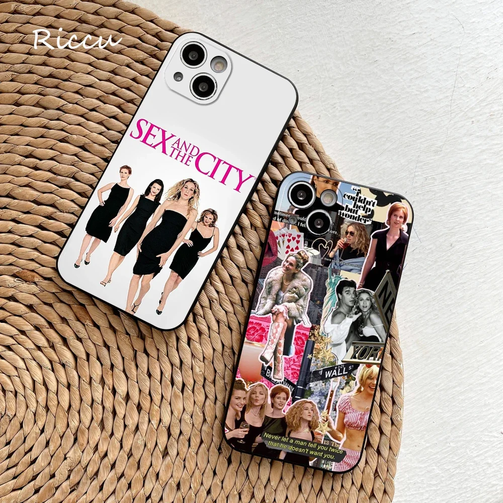 FOR IPhone 14 Sex and The City Soft Case for Iphone 15 14 11 12Pro 8 7 Plus X 13Pro MAX SE2020 XR XS Covers