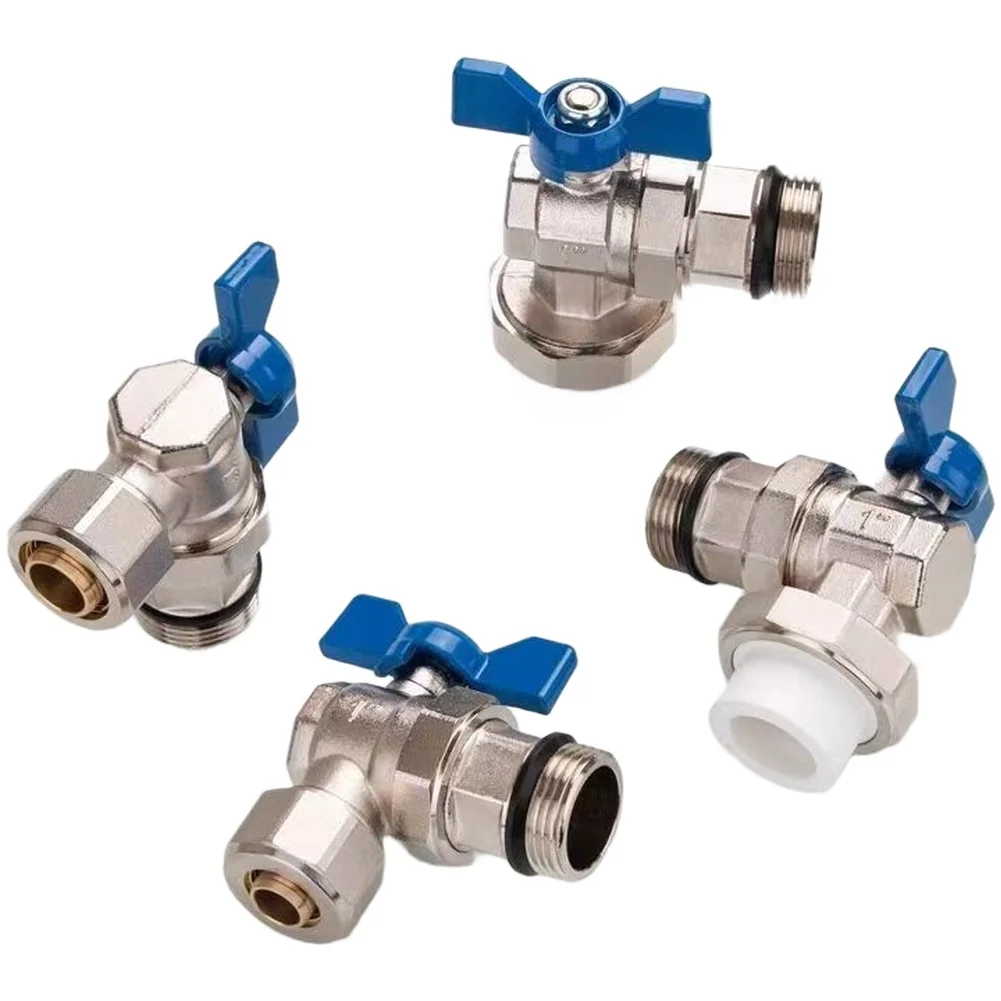 Brass Triangular Ball Valve Suitable for Multiple Applications Including Heating and Irrigation DN15 DN20 Sizes