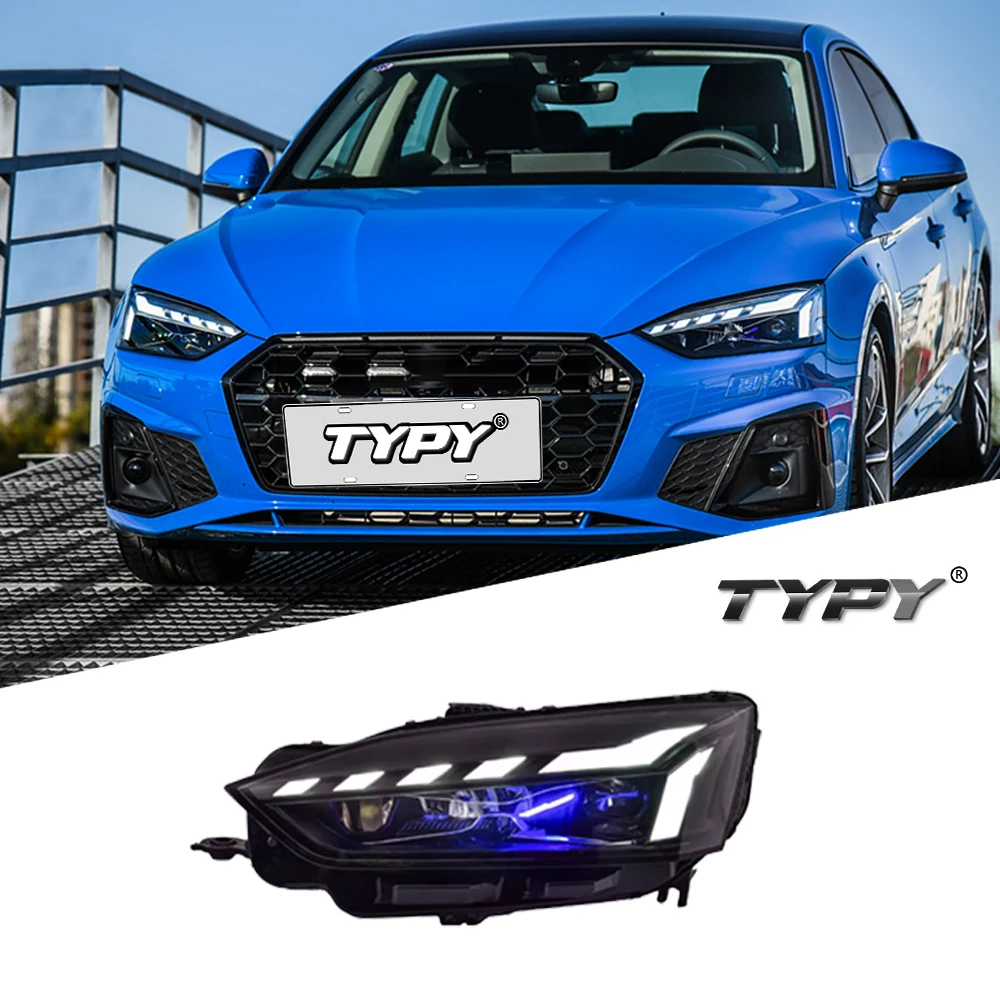 Car Head Lamp For Audi A5 RS5 2017-2021 Upgrade Modified to New Dynamic Turn Signal Car LED Headlight Assembly