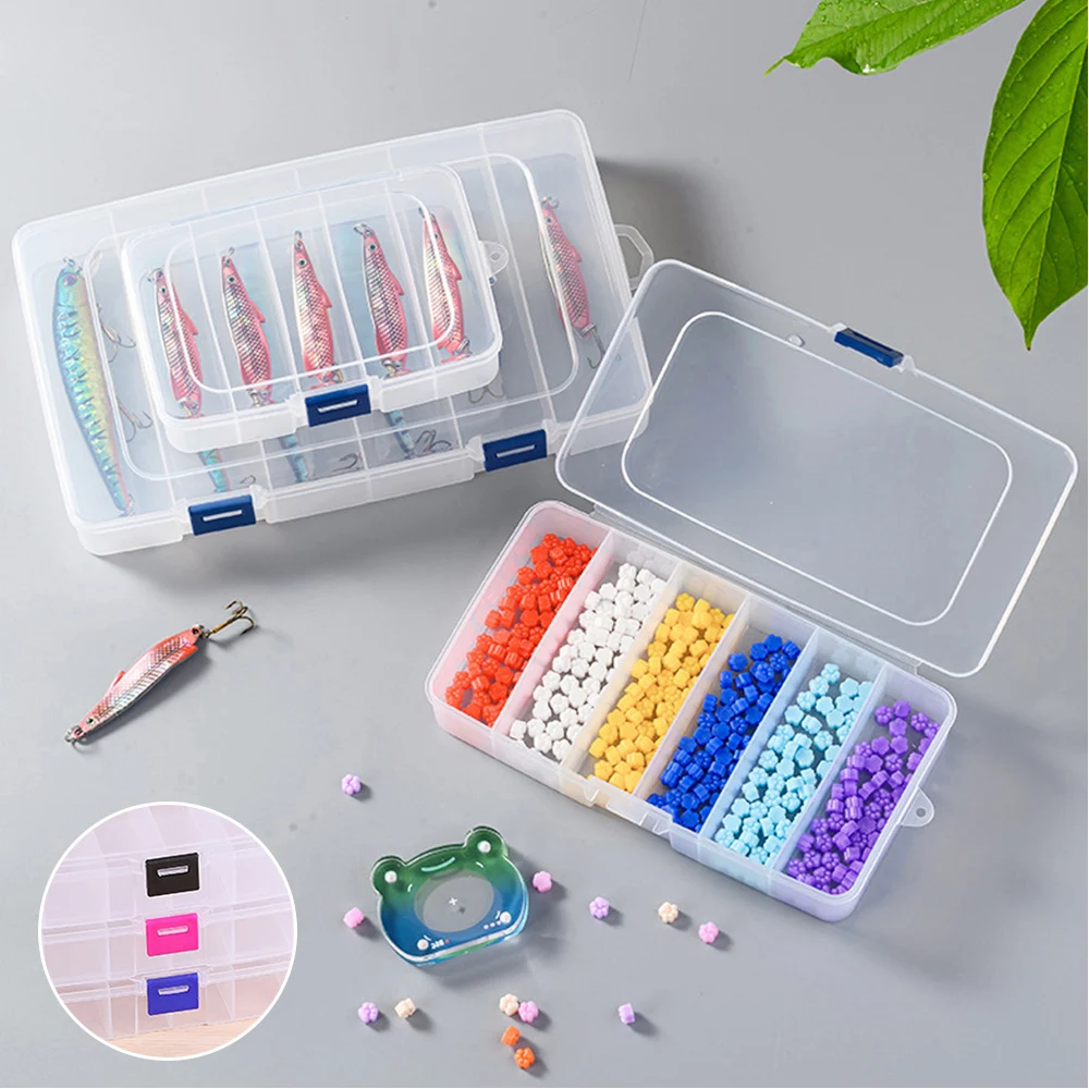 5/6 Grid Storage Box Metal Pins Sewing Tools Needles Safety Pin Brooch Apparel Accessories For Jewelry Clothes Makeup Organizer