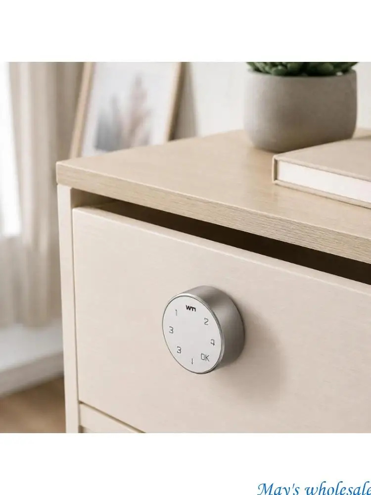 Electronic Password Cabinet Lock with Three-Door Linkage Rod and Keypad 448A
