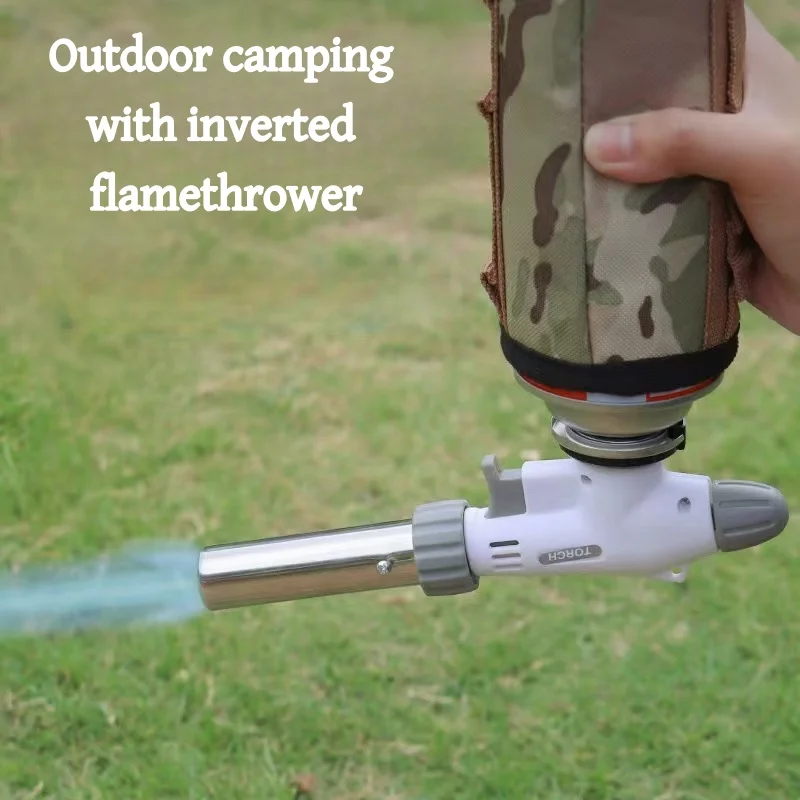 Card burner Outdoor barbecue kitchen baking igniter Flame gun Ceramic core spray gun Small welding torch