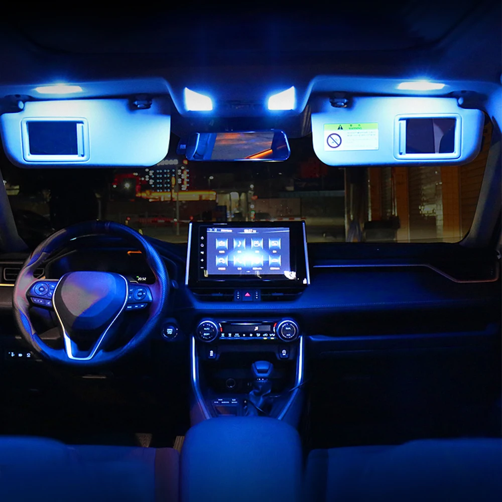Für Toyota RAV4 XA50 2019 2020 2021 2022 2023 2024 2025 RAV 4 Hybrid 6 Stück Auto-LED-Lampen Innenraumleselampen Kofferraumbeleuchtung – Detail 1