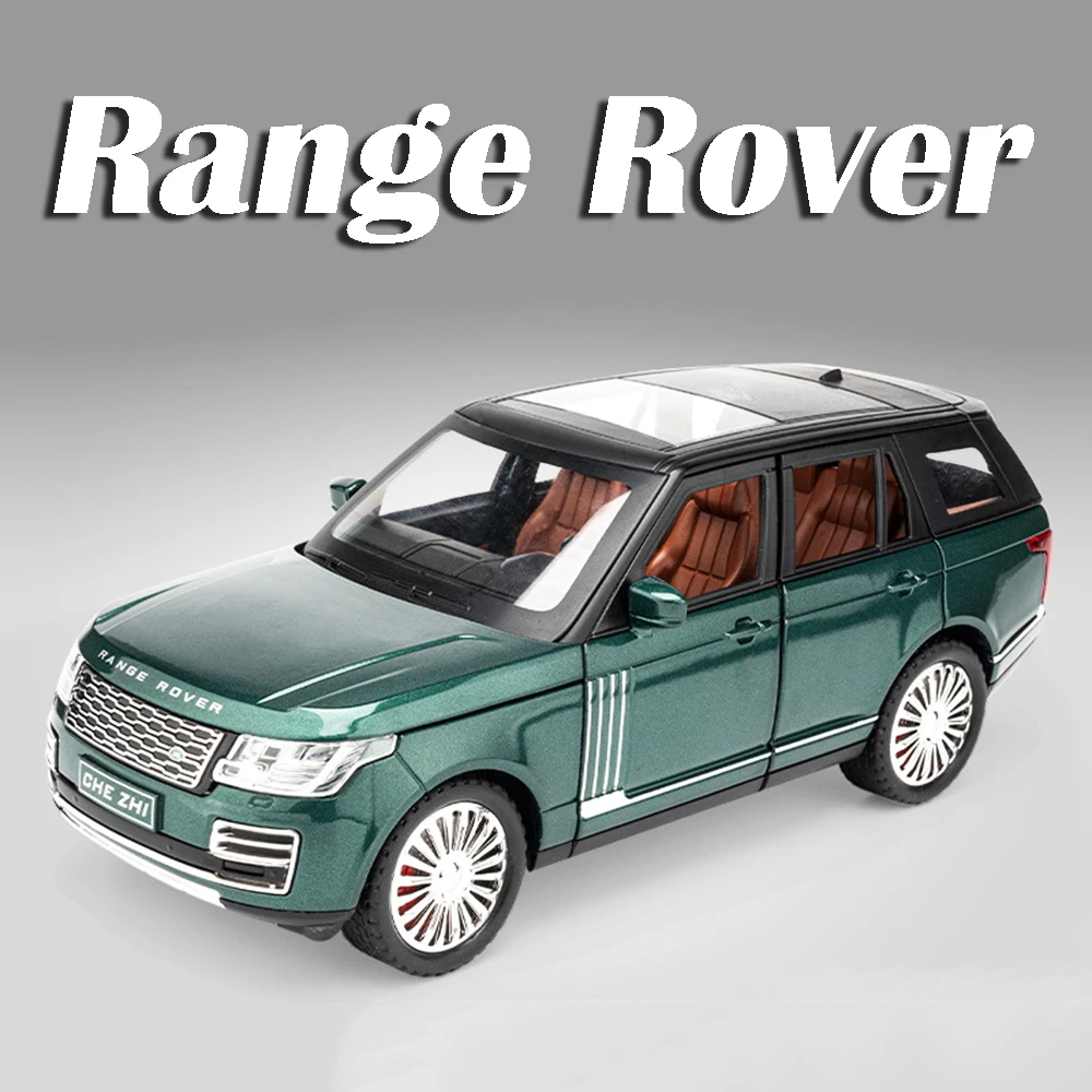 1:24 رينج روفر SV2022 نماذج لعبة السيارة سبيكة دييكاست أبواب ضوء الصوت مفتوحة التراجع امتصاص الصدمات ألعاب السيارات هدايا الاطفال