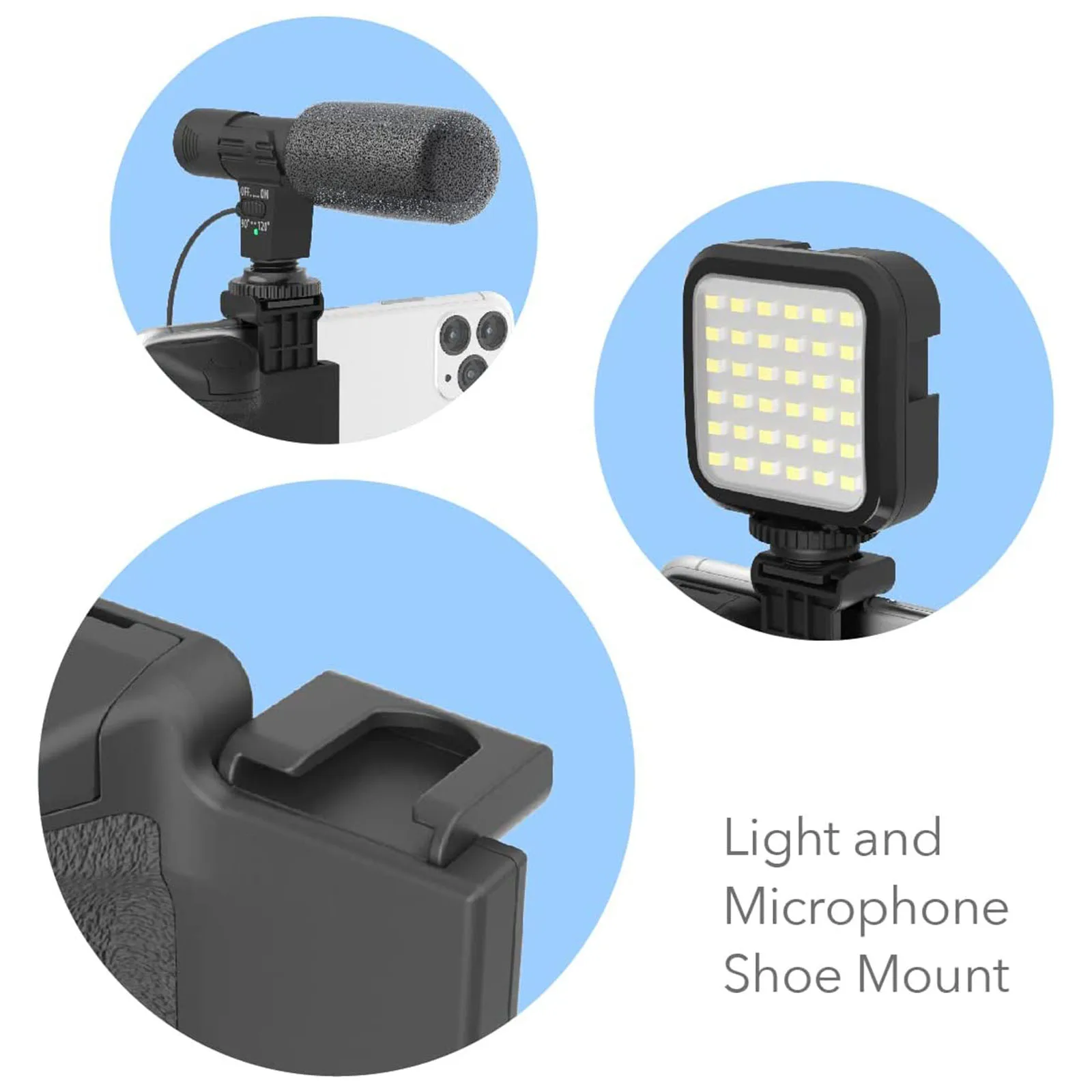 Telefoon Grip Voor Schieten Selfie Booster Hand Grip Met Statief Bluetooth Remote Telefoon Sluiter Stabilizer Houder Voor Iphone Android