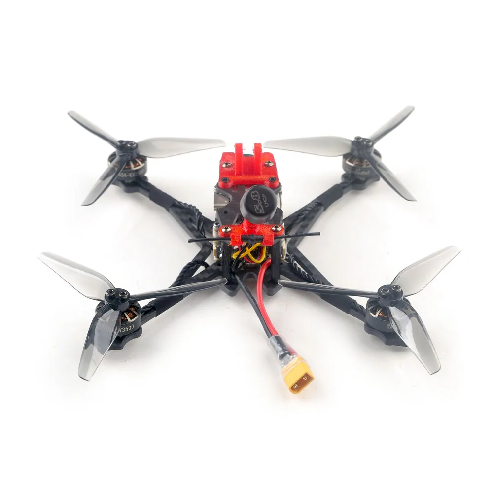 HappyModel Crux35 HD V2 Runcam Link Wasp Nano CrazyF411 ELRS AIO URAT EX1404 KV3500 4S FPV 3.5inch Digital Drone