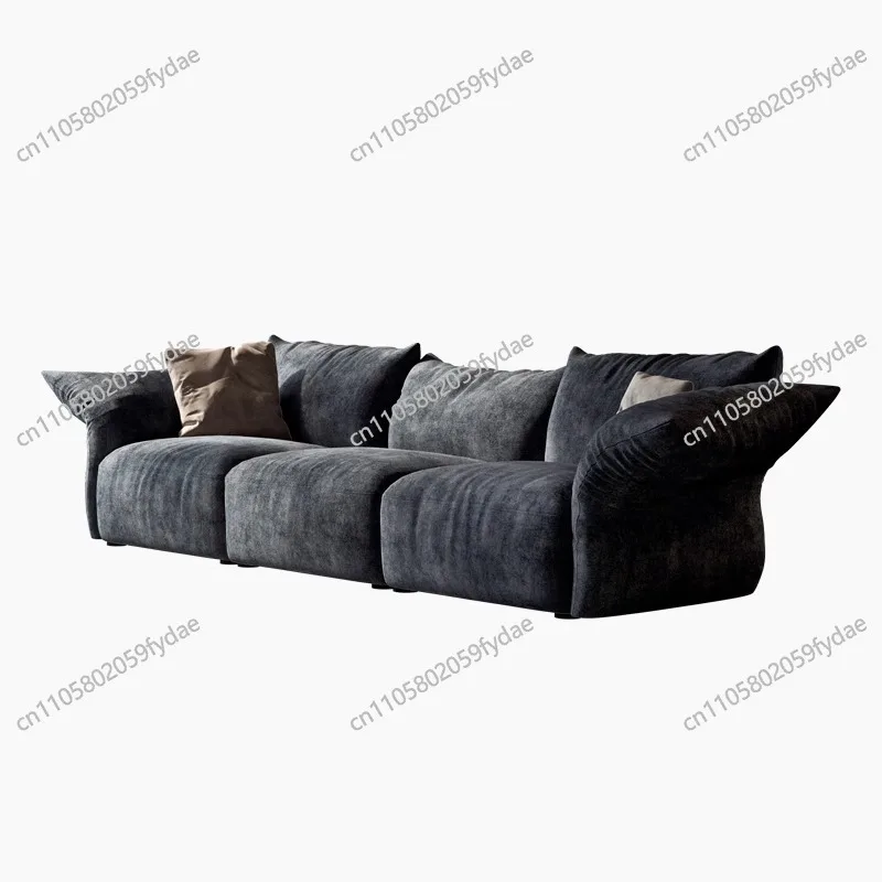 

Petal fabric sofa Italian minimalist living room large corner villa high-end sofa combination