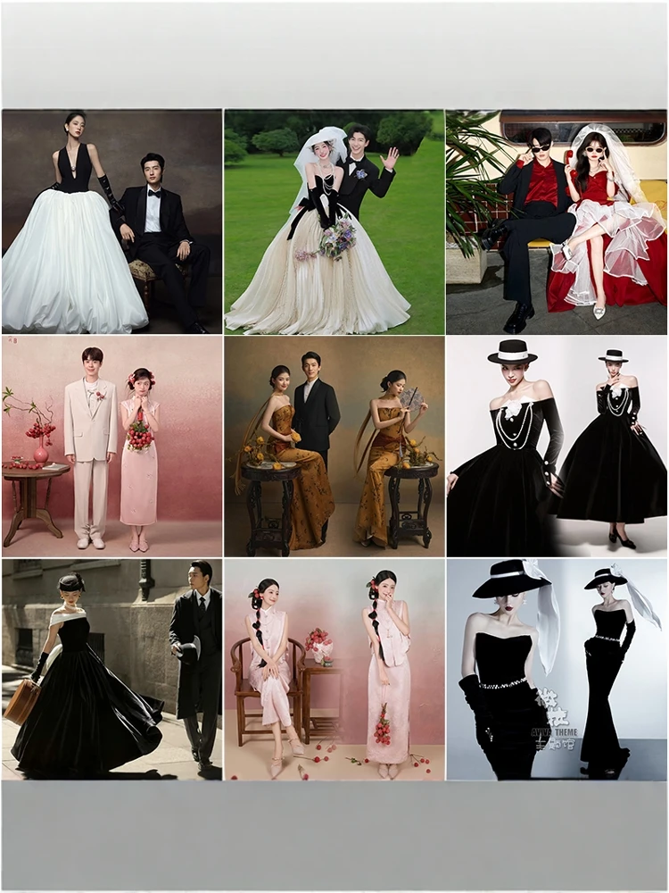 

Новое винтажное женское платье в китайском стиле Хепберн для портретной фотосъемки, тематическое ретро-платье для фотостудии, модное женское платье 2026 года