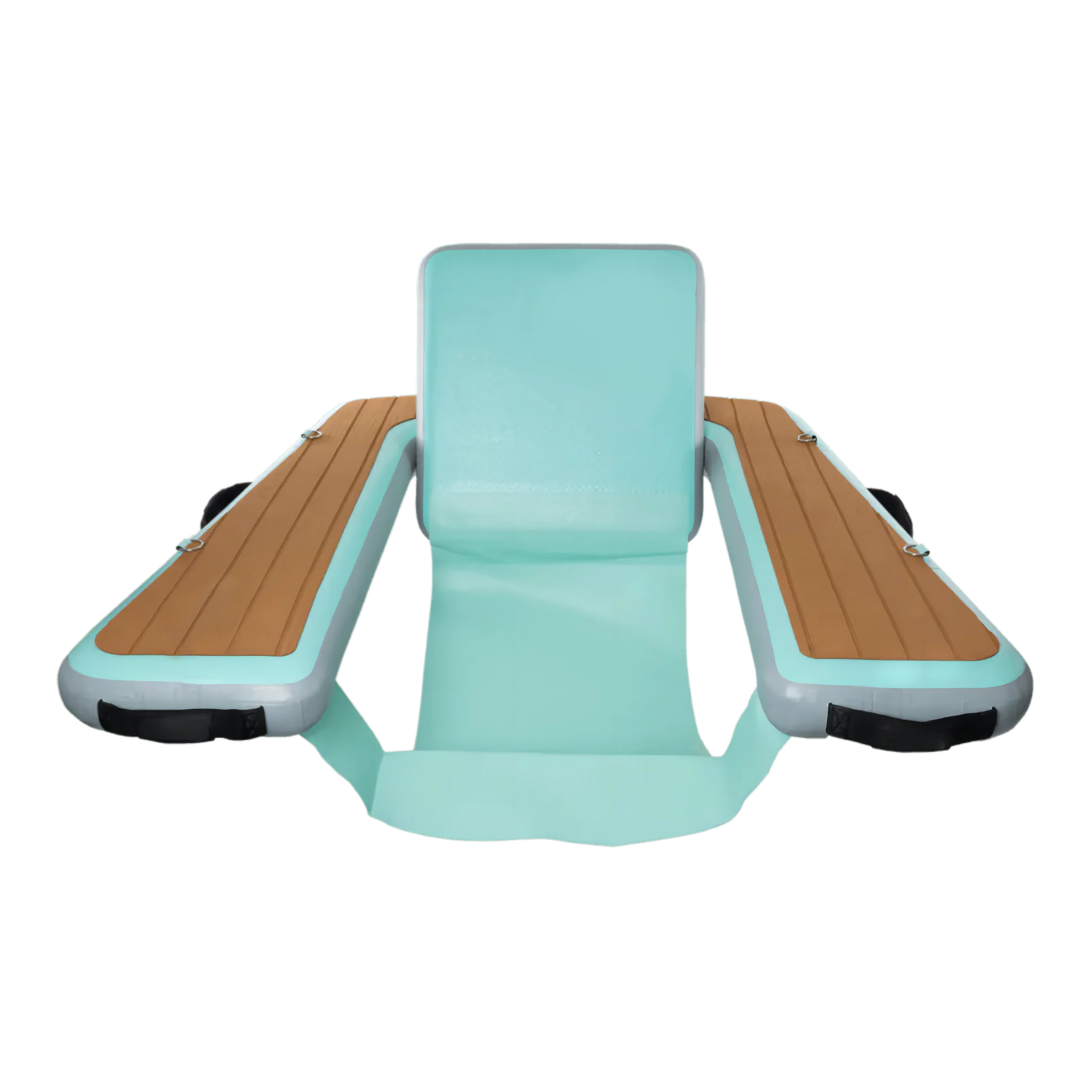 Inflatable Drop Stitch Floating Sofa Dock Single Seat Outdoor Water Play Chair