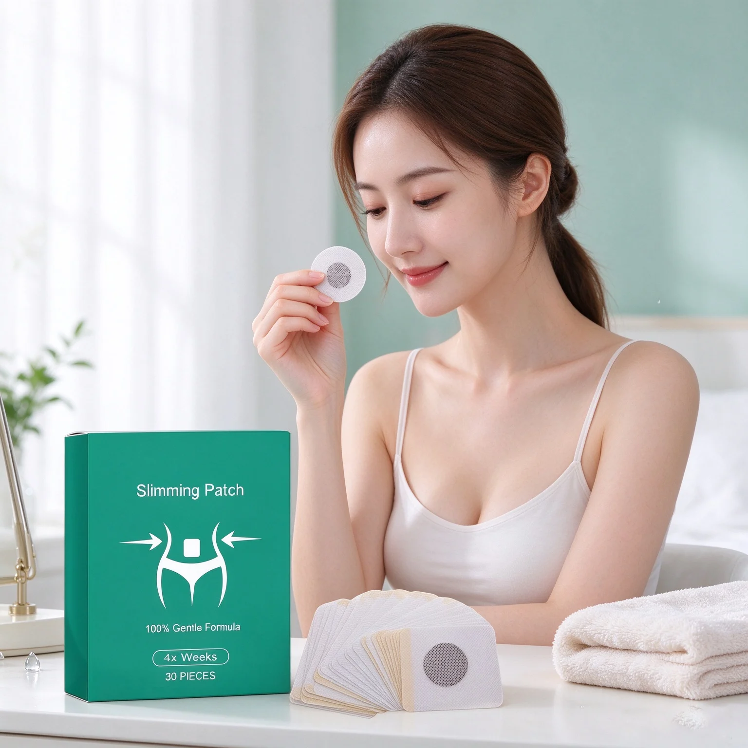 Weight Management Patch Body Sculpting Belly Sticker Fat Burning Accelerate Metabolism Detox Suppressing Appetite Slimming Patch
