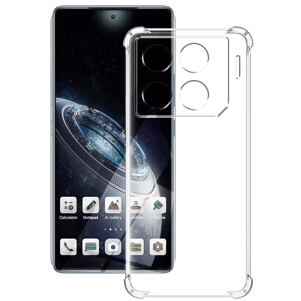 For Infinix GT 20 Pro 5G Case Clear Shockproof Silicone Soft Phone Case on Infinix GT20 Pro X6871 Clear Back Cover Protect Funda