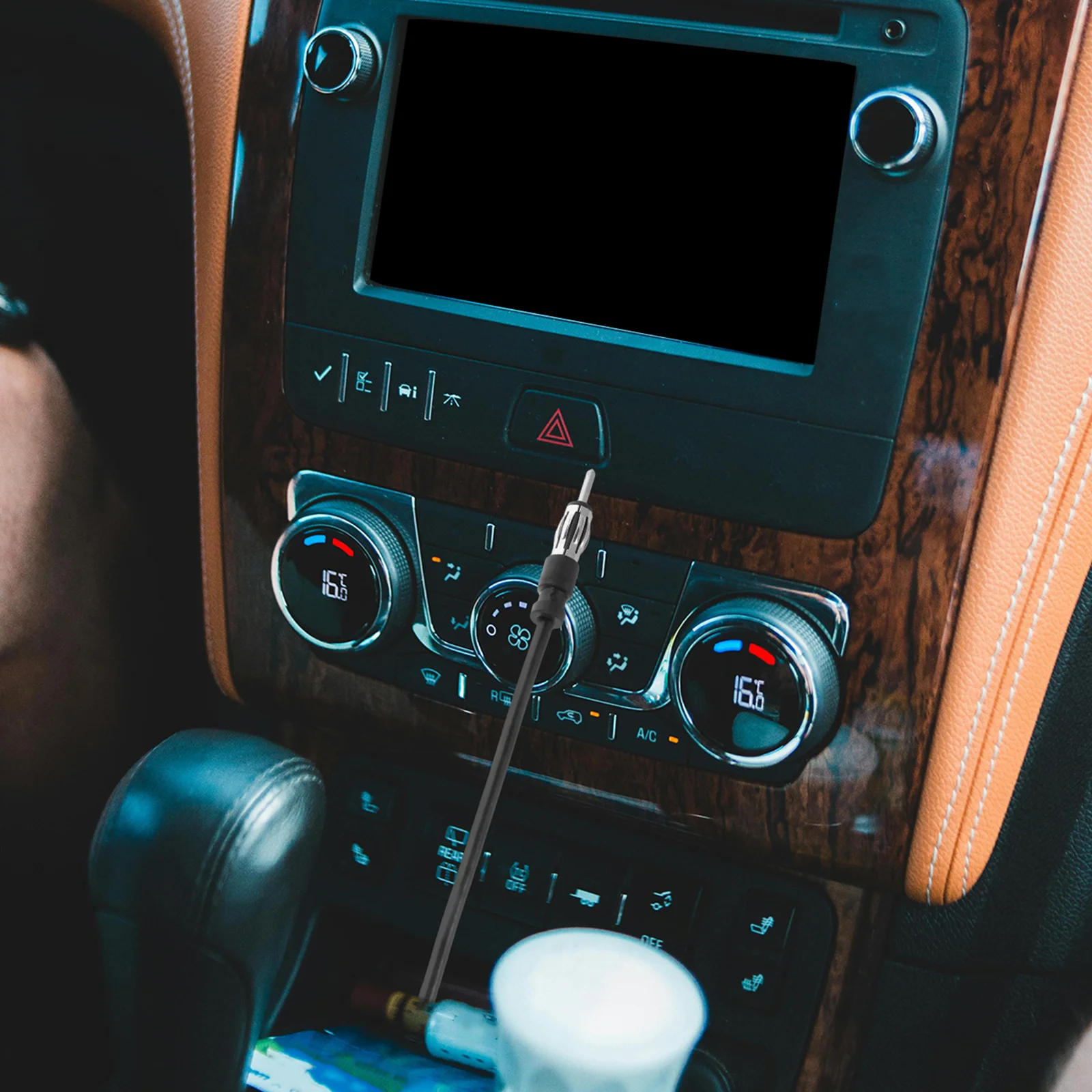 

4Pcs Car Radio Antenna Adapter Replacement Universal Compatible Vehicle Stereo Connector Easy Installation Enhanced Reception