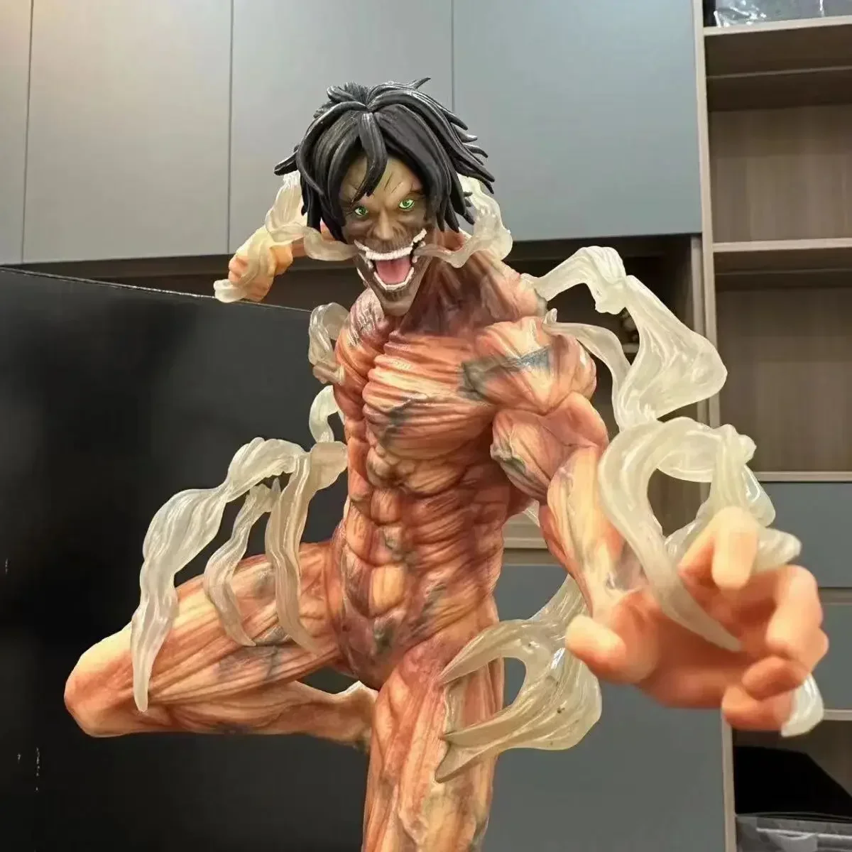 

40cm Attack On Titan Anime Figure The Armored Titan Action Figure Eren Jager Figurine Model Doll Pvc Statue Collection Toy Gift