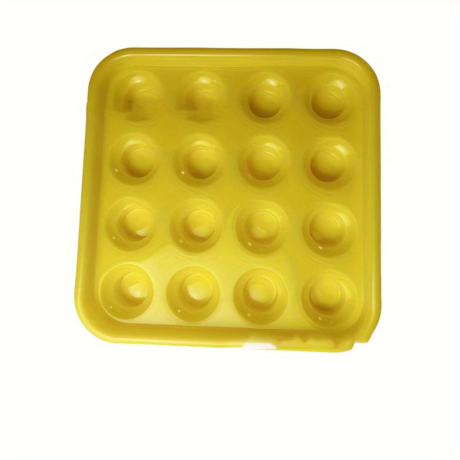 4 Pcs High-Index Plastic Pool Ball  Trays - 25Cm X 25Cm (9.84In X 9.84In)