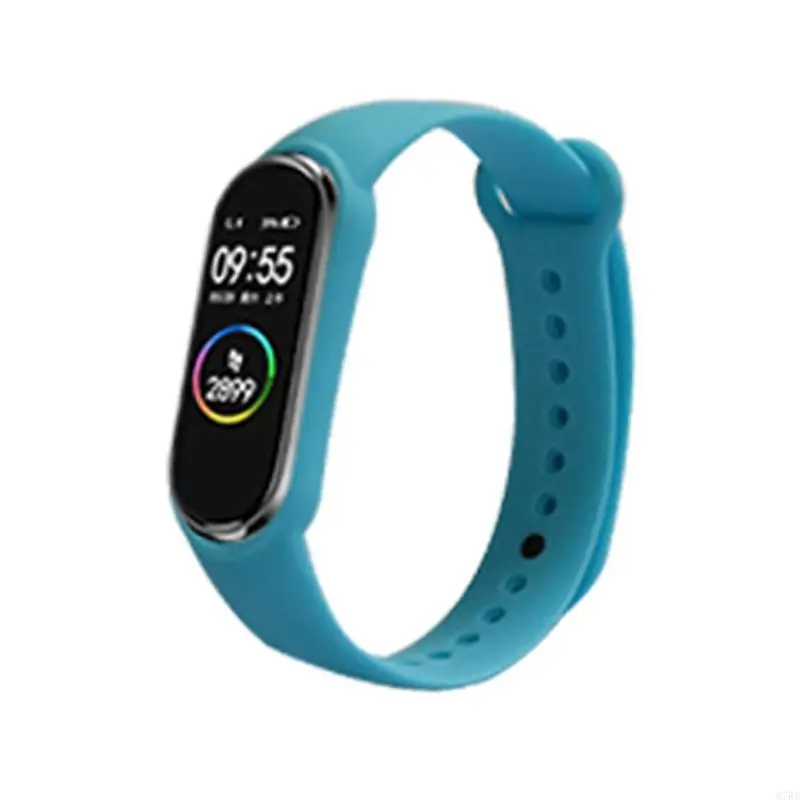 Für Band 6 5 Uhr Verstellbare Sport -Silikonband -Armbänder Armband