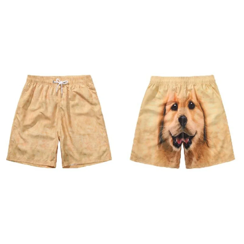 Funny Dog Shorts Casual Walking Home Sleepwear Creative Men Casual Shorts Sports Fitness Beach Short Pants M-5XL