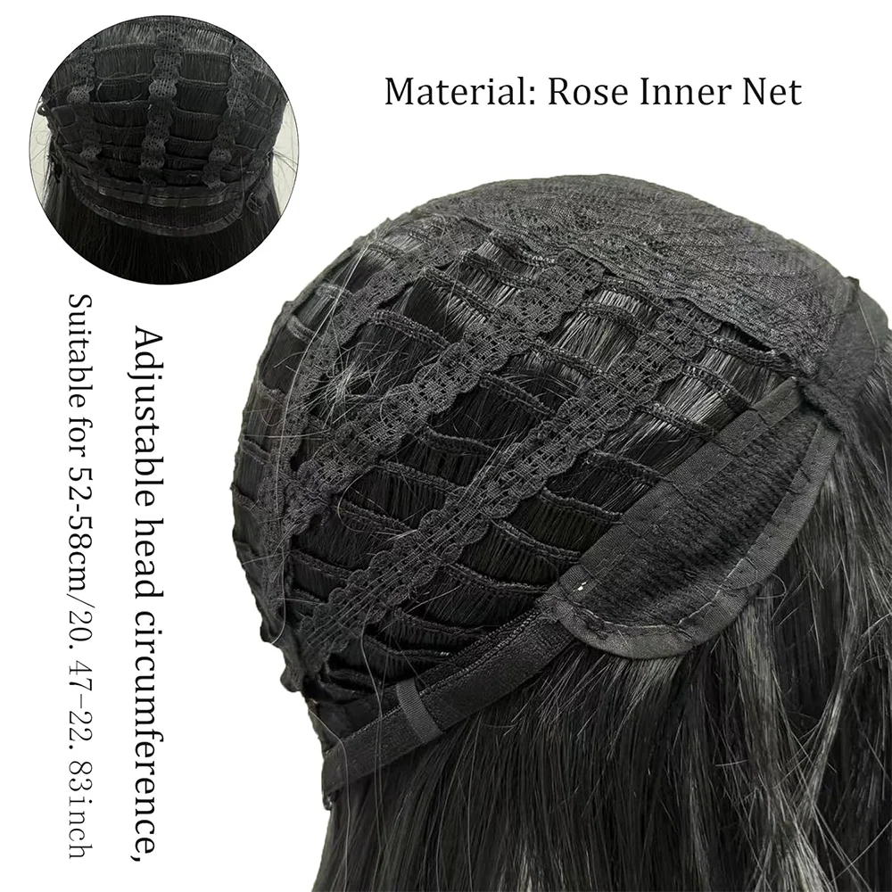 Anime Muichiro Tokito Cosplay Synthetic Hair 30-Inch Straight Hair Black And Green Gradient Heat-Resistant Wig With A Ponytail