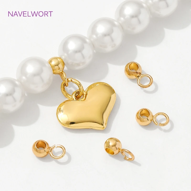 20/40 Stück KC goldfarbene Bügelperlen-Anschlüsse, Bailes für Schmuck, Bügel für Anhänger, DIY-Halsketten-Schmuckherstellungszubehör – Detail 29