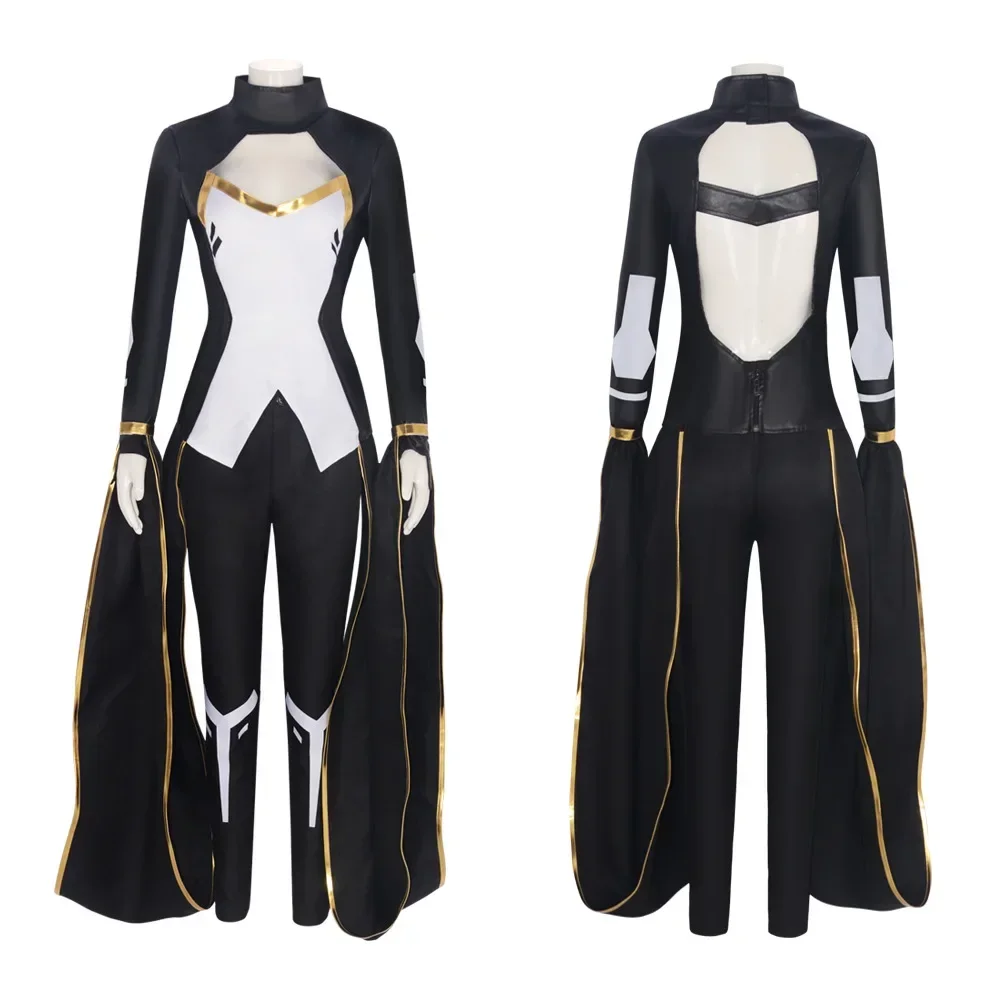 Film Supereroe Storm Ororo Munroe Costume Cosplay Donne adulte Abbigliamento Pantaloni Set Abiti di Carnevale di Halloween Outfit